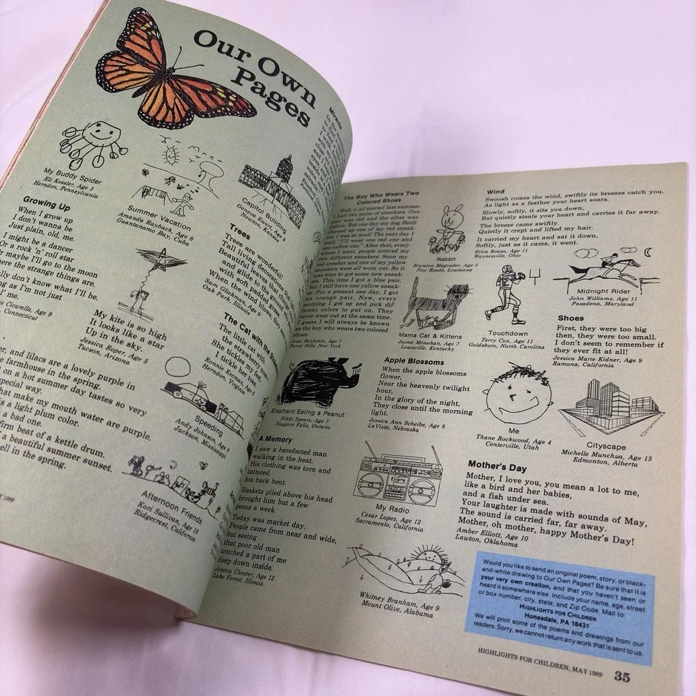 Highlights Childrens Magazines May 1989 Single Vintage  (K-346)